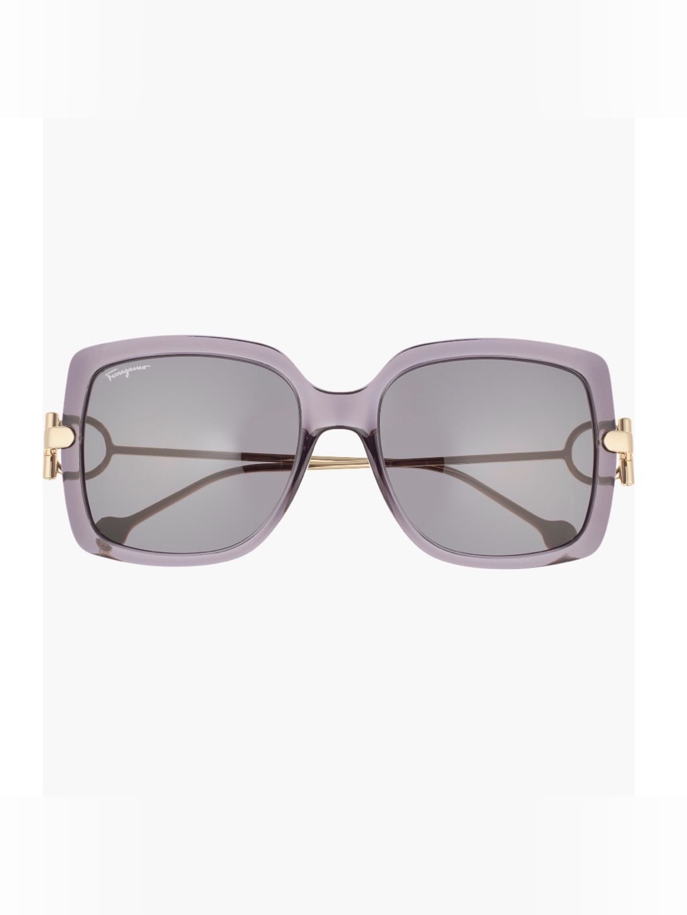 Salvatore Ferragamo Gancio 55mm Square Sunglasses